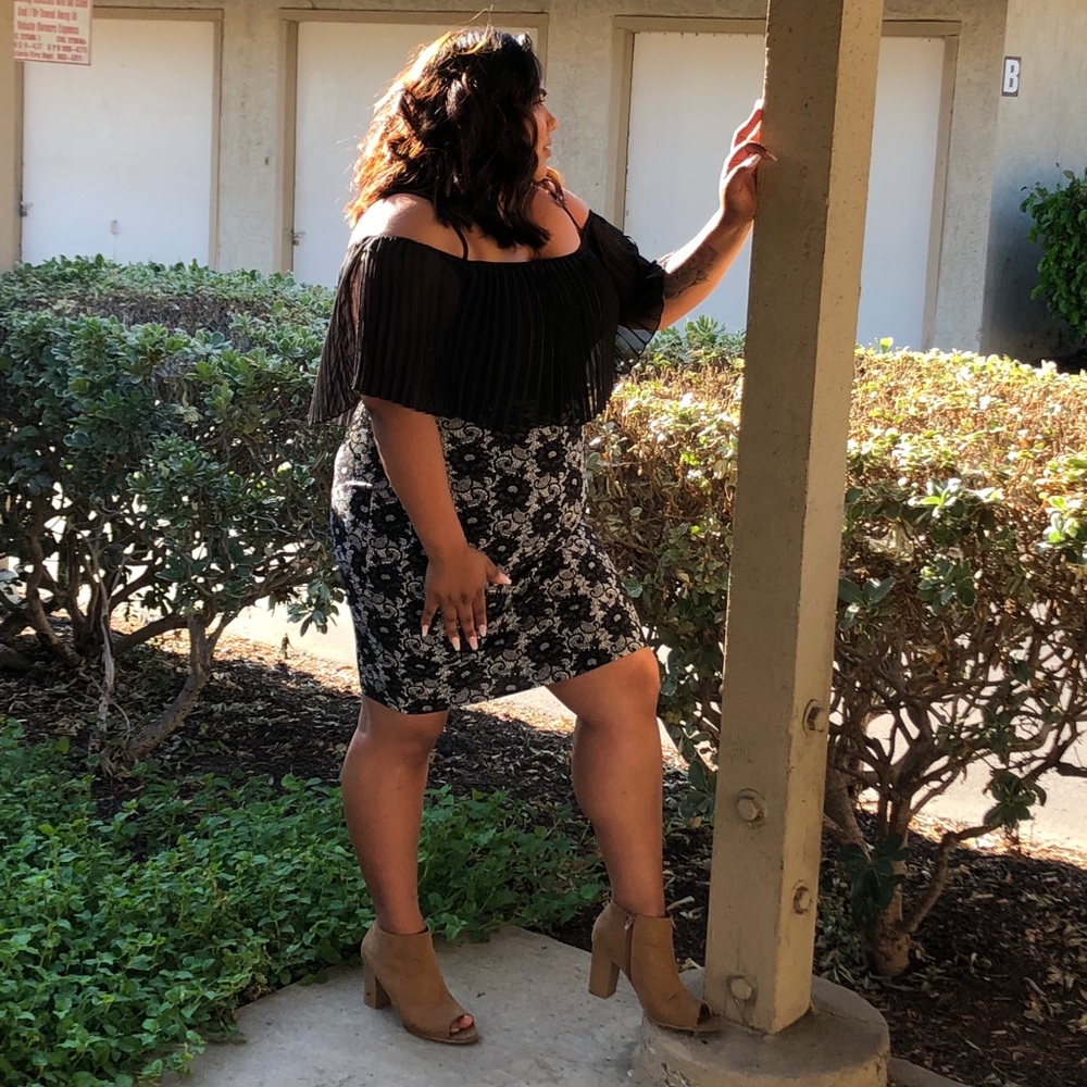 Black & white dress